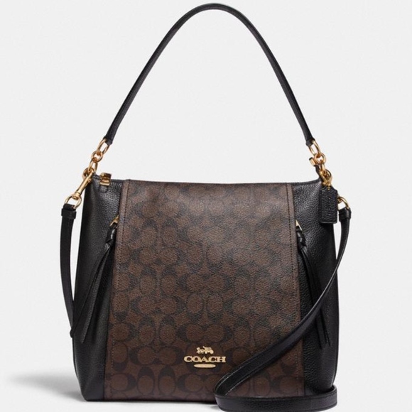 Coach F79993 Coach Marlon Hobo In Signature Canvas Marlon Hobo